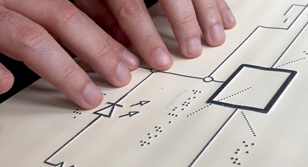 Teaching Schematics to Blind People